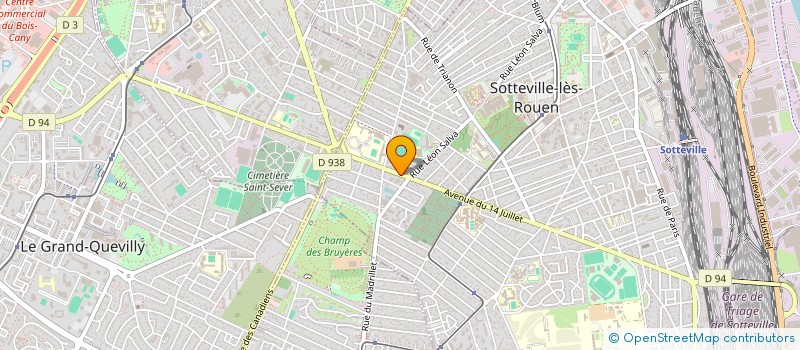 localisation de l'entreprise SCI BELMOH  SOTTEVILLE-LES-ROUEN