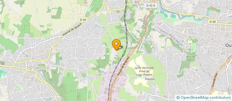 localisation de l'entreprise SCI BELMONT  CHAPONOST