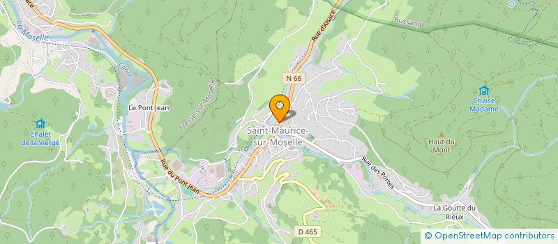 localisation de l'entreprise SCI BELMONT  SAINT-MAURICE-SUR-MOSELLE