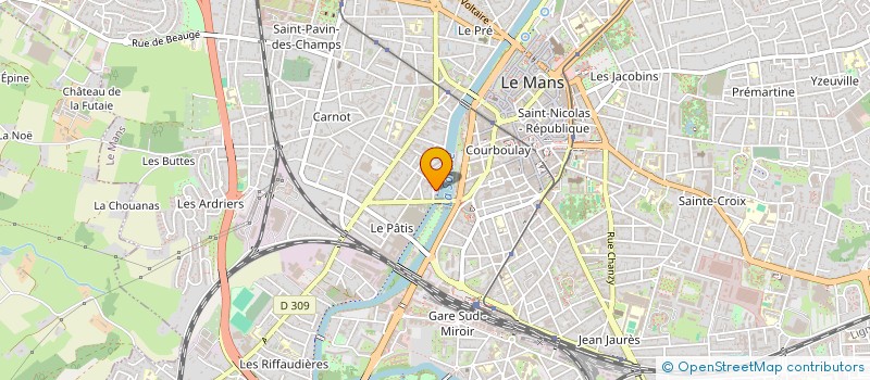 localisation de l'entreprise SCI BELMONTAISE à LE MANS
