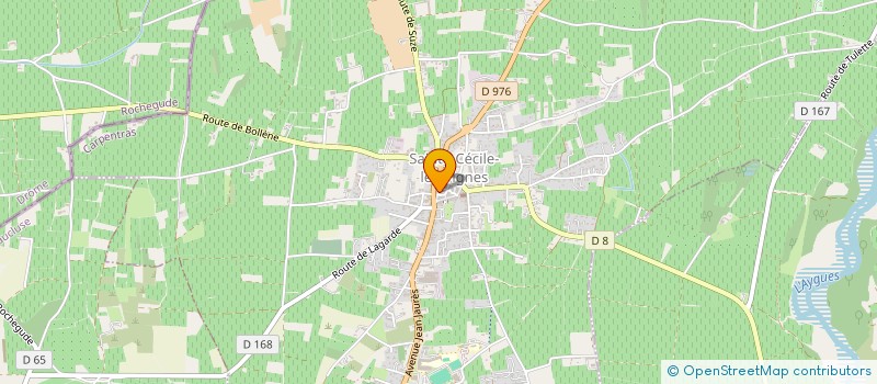 localisation de l'entreprise SCI BELMONTE  SAINTE-CECILE-LES-VIGNES