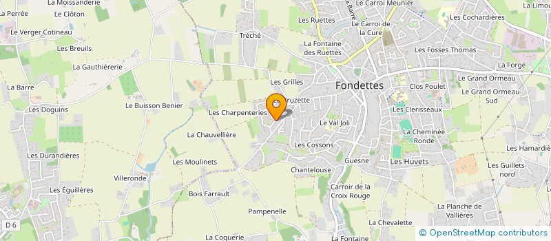 localisation de l'entreprise SCI BELNOU à FONDETTES