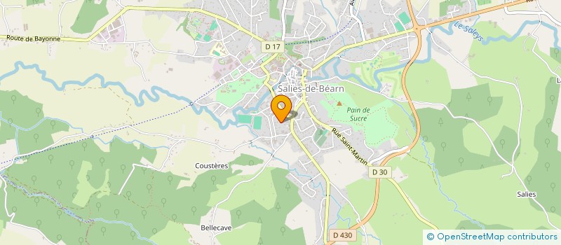 localisation de l'entreprise SCI BELOKENIA  SALIES-DE-BEARN