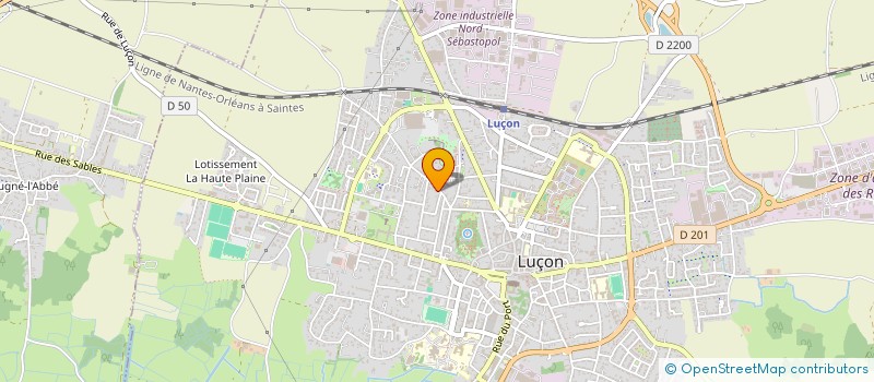 localisation de l'entreprise SCI BELON à LUCON