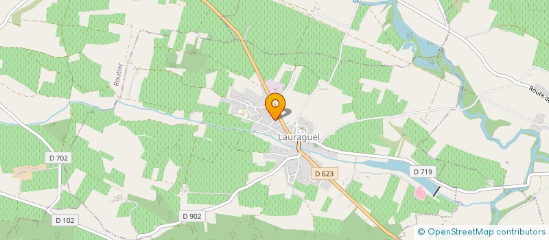 localisation de l'entreprise SCI BELOTTI LAVIGNE  LAURAGUEL