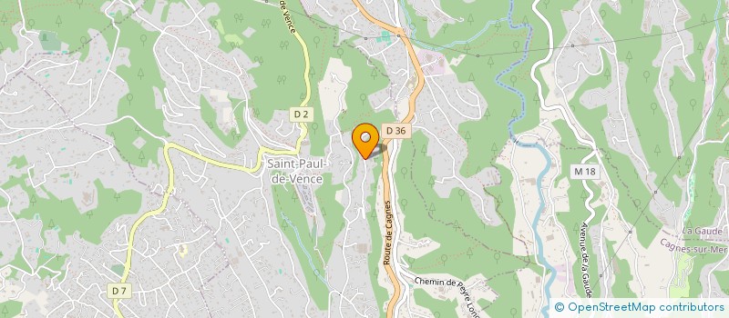 localisation de l'entreprise SCI BELOU à SAINT-PAUL-DE-VENCE