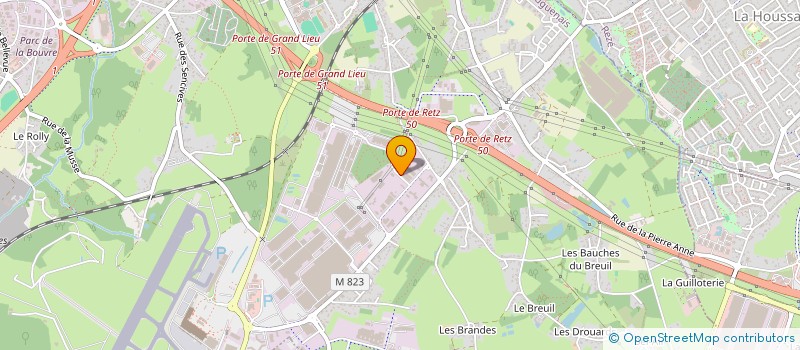 localisation de l'entreprise SCI BELOUGA à BOUGUENAIS