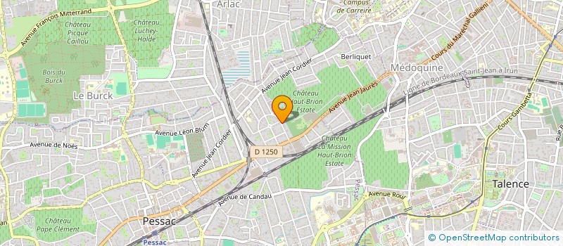 localisation de l'entreprise SCI BELOUGA  PESSAC