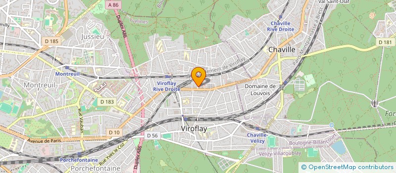 localisation de l'entreprise SCI BELOUGA  VIROFLAY