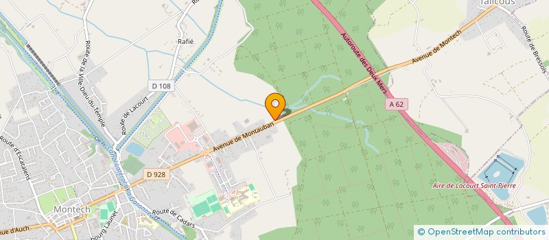 localisation de l'entreprise SCI BELPEYRE  MONTECH
