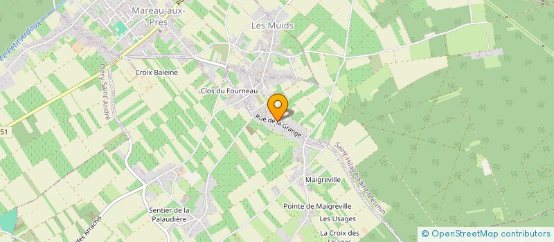 localisation de l'entreprise SCI BELR  SAINT-HILAIRE-SAINT-MESMIN