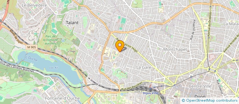 localisation de l'entreprise SCI BELSCIFFER à DIJON