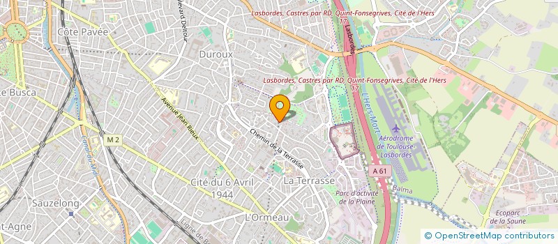 localisation de l'entreprise SCI BELSCOR à TOULOUSE