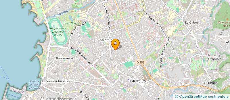 localisation de l'entreprise SCI BELSUNCE 2 à MARSEILLE