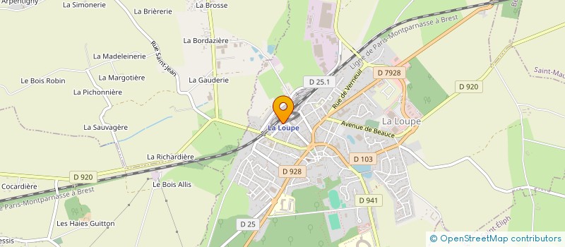 localisation de l'entreprise SCI BELT-LEROUX à LA LOUPE