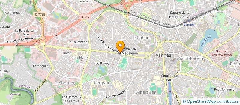 localisation de l'entreprise SCI BELTEGUI  VANNES