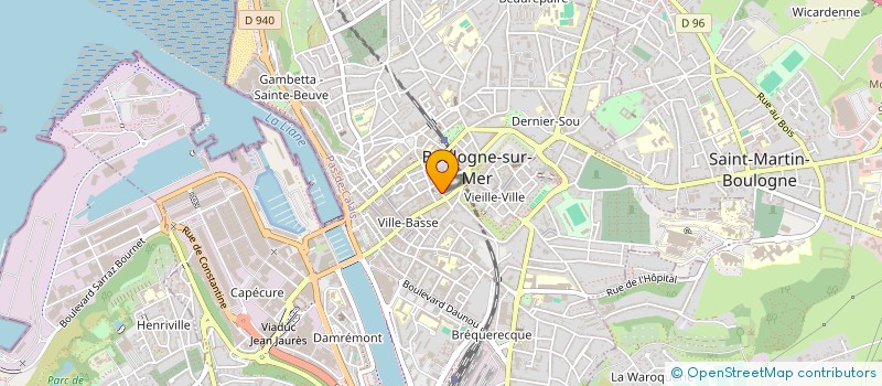 localisation de l'entreprise SCI BELTERRE BOULOGNE  BOULOGNE-SUR-MER