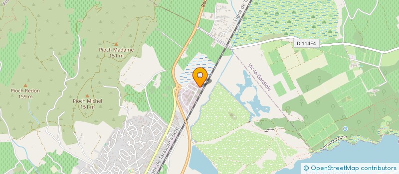 localisation de l'entreprise SCI BELTRA à FRONTIGNAN