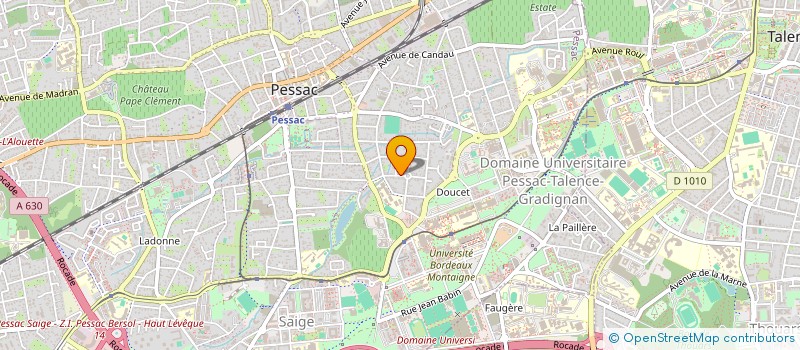 localisation de l'entreprise SCI BELTRAME  PESSAC