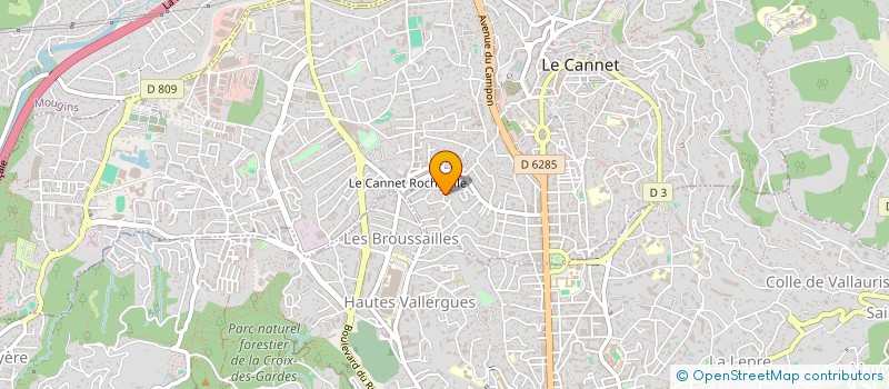 localisation de l'entreprise SCI BELTRAN à LE CANNET