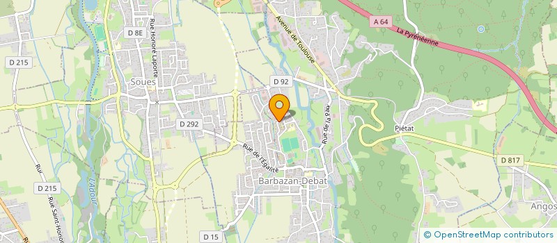 localisation de l'entreprise SCI BELTRAN  BARBAZAN-DEBAT