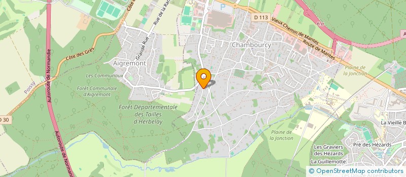 localisation de l'entreprise SCI BELUGA  CHAMBOURCY