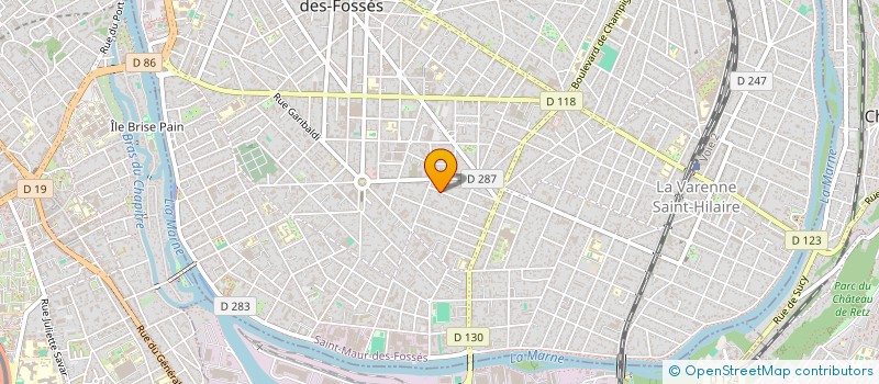 localisation de l'entreprise SCI BELUGA à ST MAUR DES FOSSES