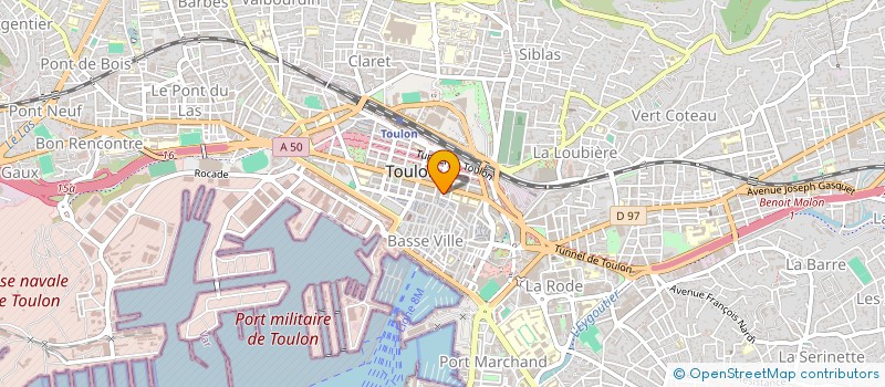 localisation de l'entreprise SCI BELUGO à TOULON