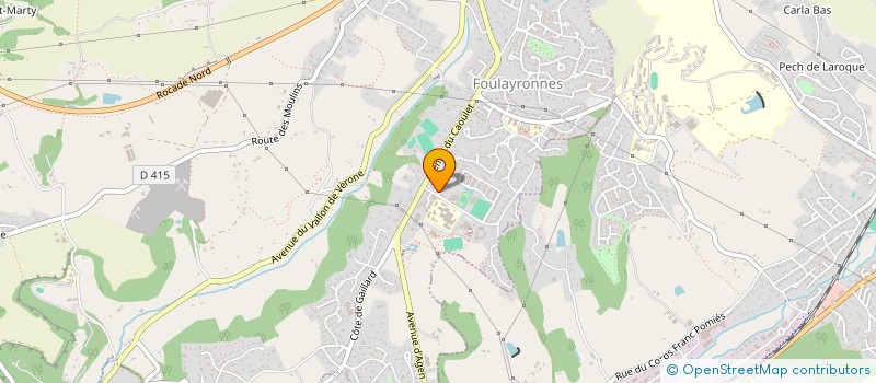 localisation de l'entreprise SCI BELVEDERE à FOULAYRONNES