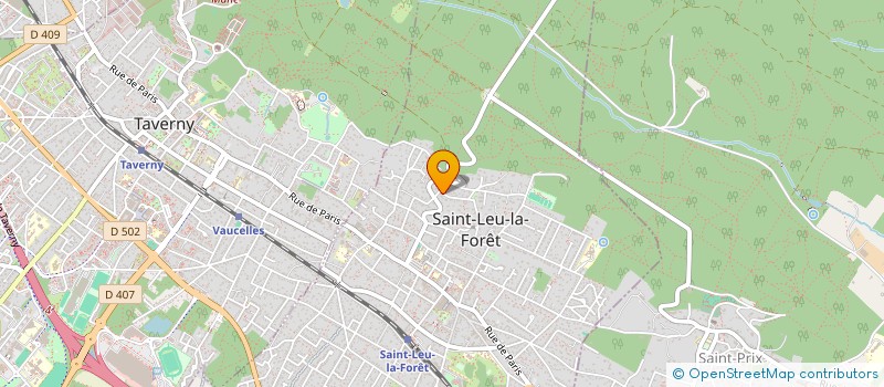 localisation de l'entreprise SCI BELVEDERE  SAINT-LEU-LA-FORET