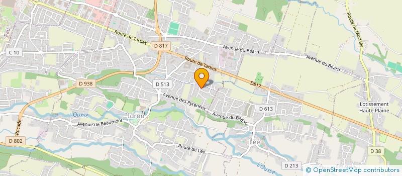 localisation de l'entreprise SCI BELVEDERE  IDRON