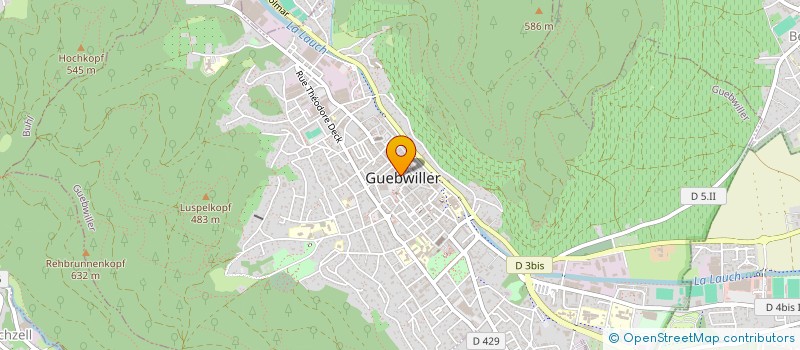 localisation de l'entreprise SCI BELVEDERE  GUEBWILLER