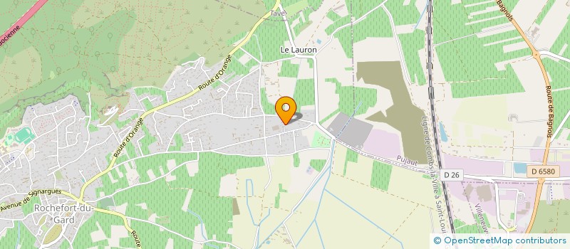 localisation de l'entreprise SCI BELVEDERE-CAVALIE  ROCHEFORT-DU-GARD