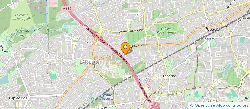 localisation de l'entreprise SCI BELVEDERE JPE  PESSAC