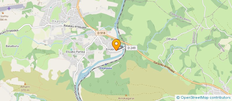 localisation de l'entreprise SCI BELVES  ITXASSOU