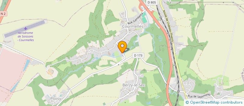 localisation de l'entreprise SCI BELVIL  COURMELLES