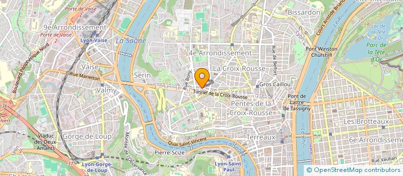 localisation de l'entreprise SCI BELY 19  LYON