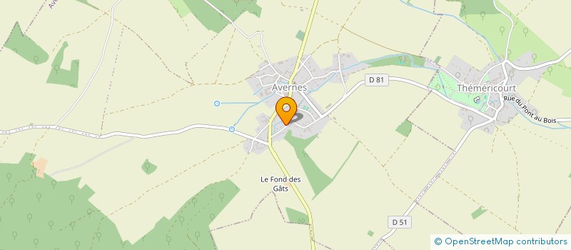 localisation de l'entreprise SCI BELZANE PROVENCE  AVERNES