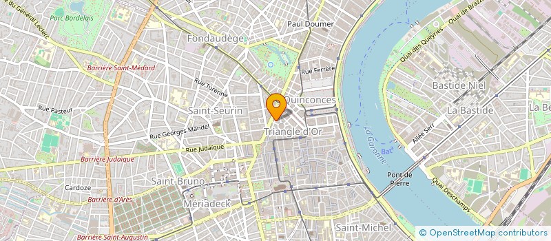 localisation de l'entreprise SCI BELZER  BORDEAUX