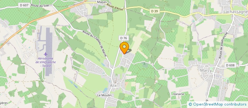 localisation de l'entreprise SCI BEM  ALIX