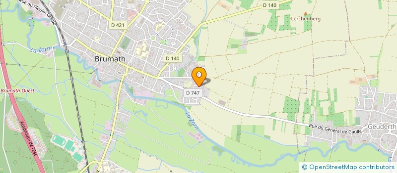 localisation de l'entreprise SCI BEM  OLWISHEIM