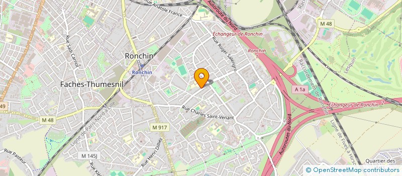 localisation de l'entreprise SCI BEM IMMO  RONCHIN