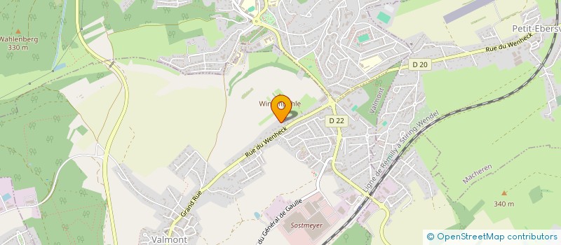 localisation de l'entreprise SCI BEMA  VALMONT