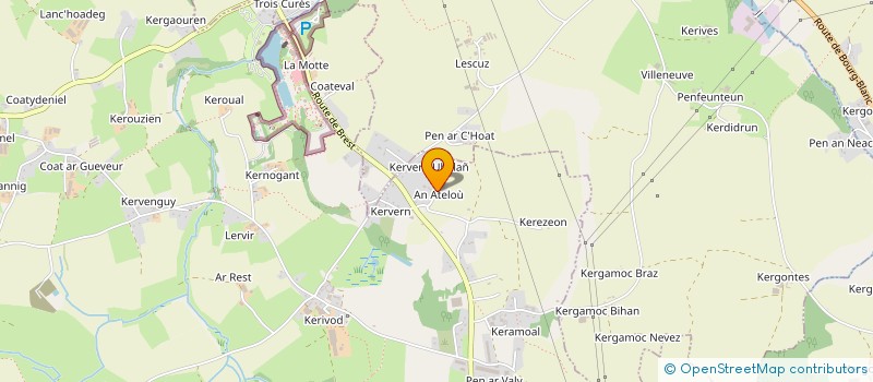 localisation de l'entreprise SCI BEMA  MILIZAC-GUIPRONVEL