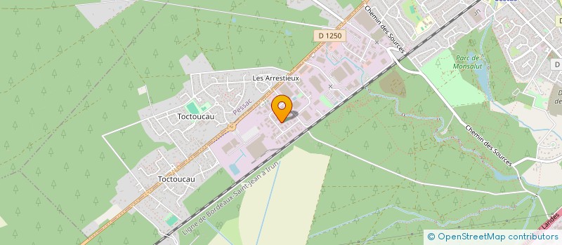 localisation de l'entreprise SCI BEMA II  CESTAS