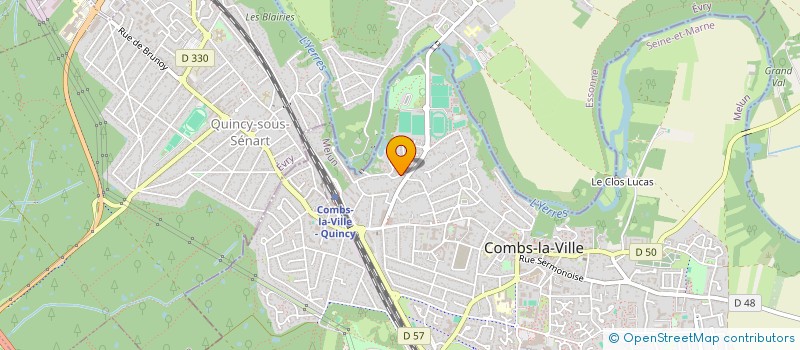 localisation de l'entreprise SCI BEMAES  COMBS-LA-VILLE