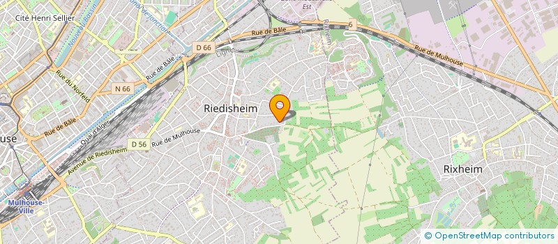 localisation de l'entreprise SCI BEMART  RIEDISHEIM