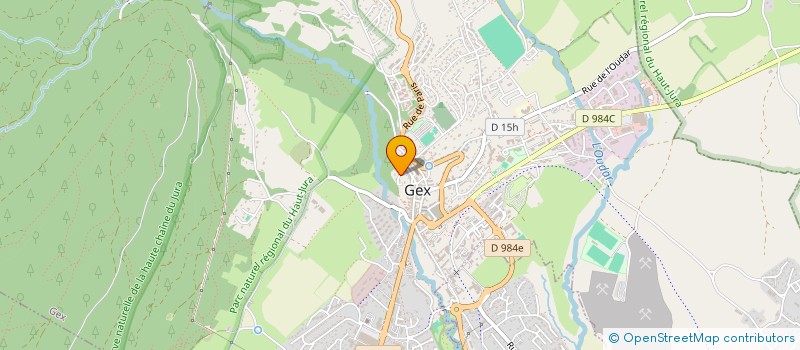 localisation de l'entreprise SCI BEMATHI  GEX