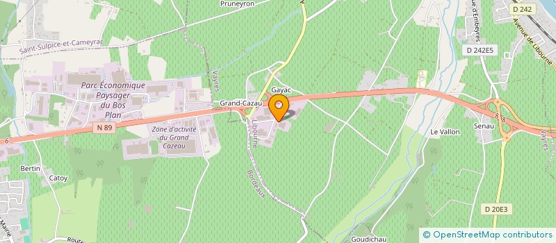 localisation de l'entreprise SCI BEMAVIC  VAYRES