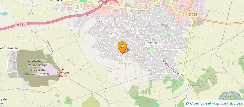 localisation de l'entreprise SCI BEMISA 63  LEMPDES